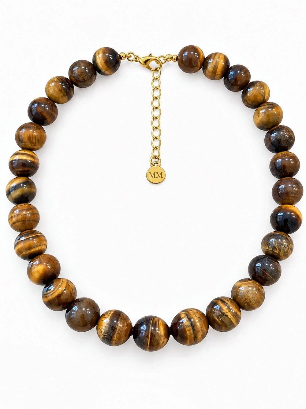 Mayamar Terra Sol Tiger Eye Beaded Necklace